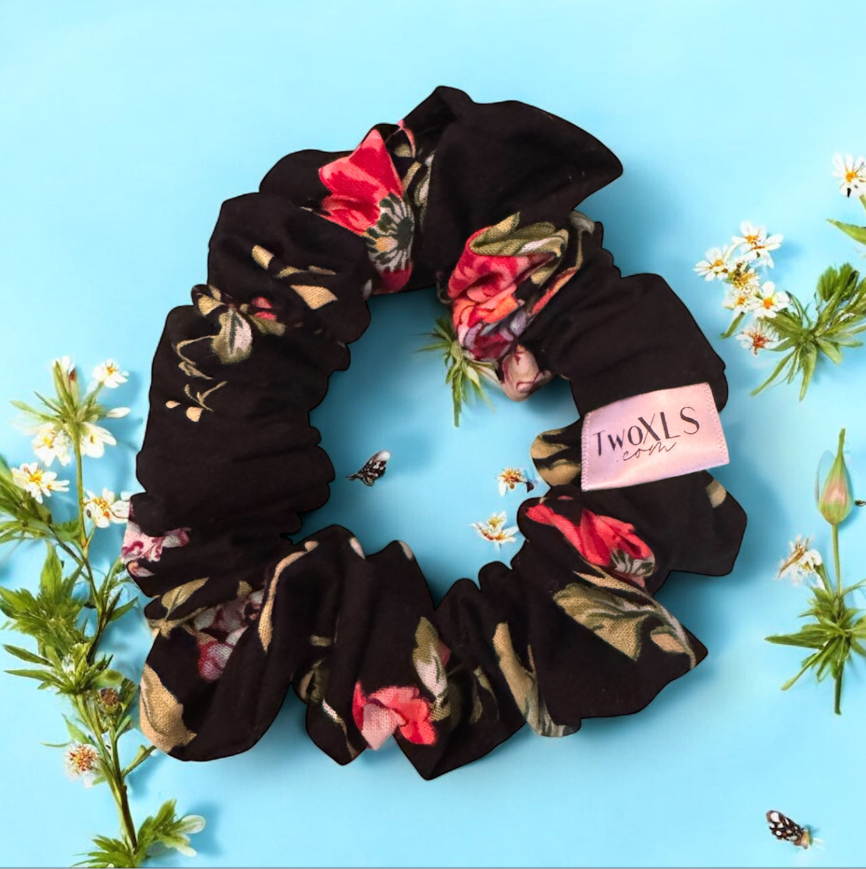Dark Garden Scrunchies